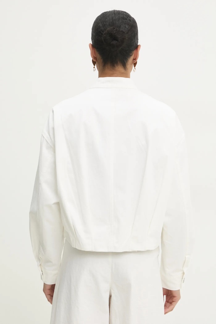 Дрехи Памучно яке Answear.LAB pk2856.ILK бял