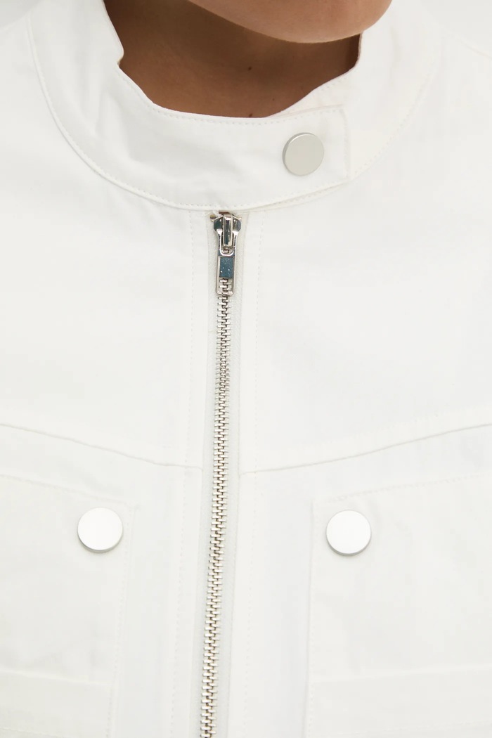 Памучно яке Answear.LAB pk2856.ILK бял