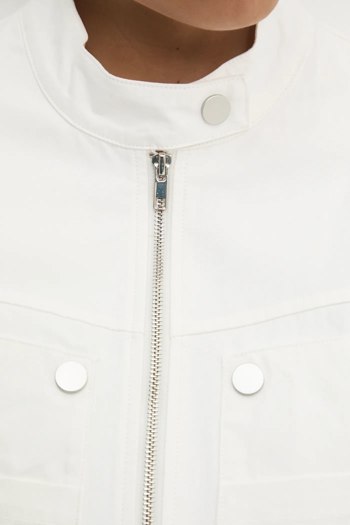 Памучно яке Answear.LAB pk2856.ILK бял