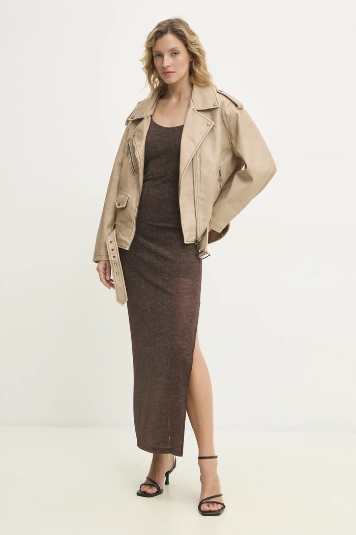 Bunda Answear.LAB CV2166.FKK béžová WW25