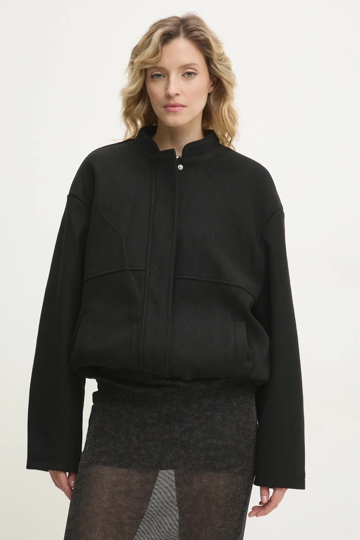 Answear Lab geaca Answear.LAB OX9093.FKK negru