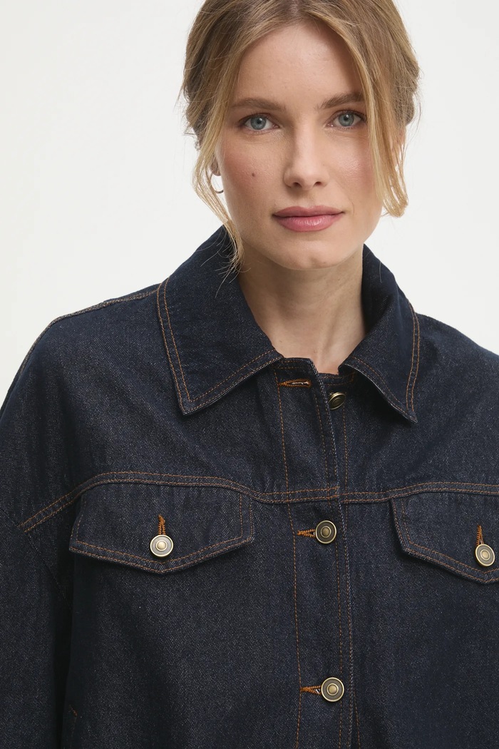 Answear Lab geaca jeans bleumarin 3532.flk