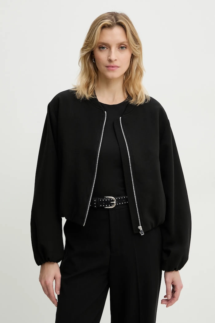 Answear Lab geaca cu captuseala negru V2583.fos