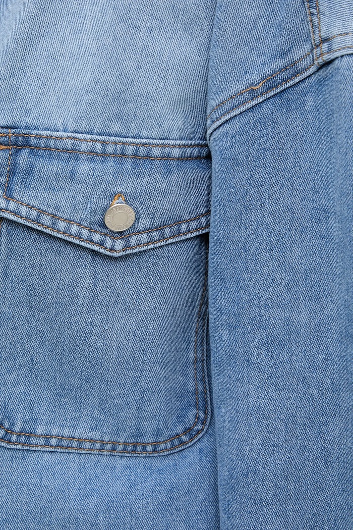 Answear Lab geaca jeans Answear.LAB albastru PK2418.ios