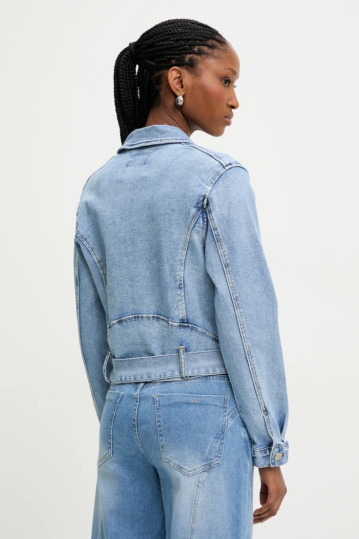 Îmbrăcăminte Answear.LAB Answear Lab geaca jeans RD2507.fos albastru