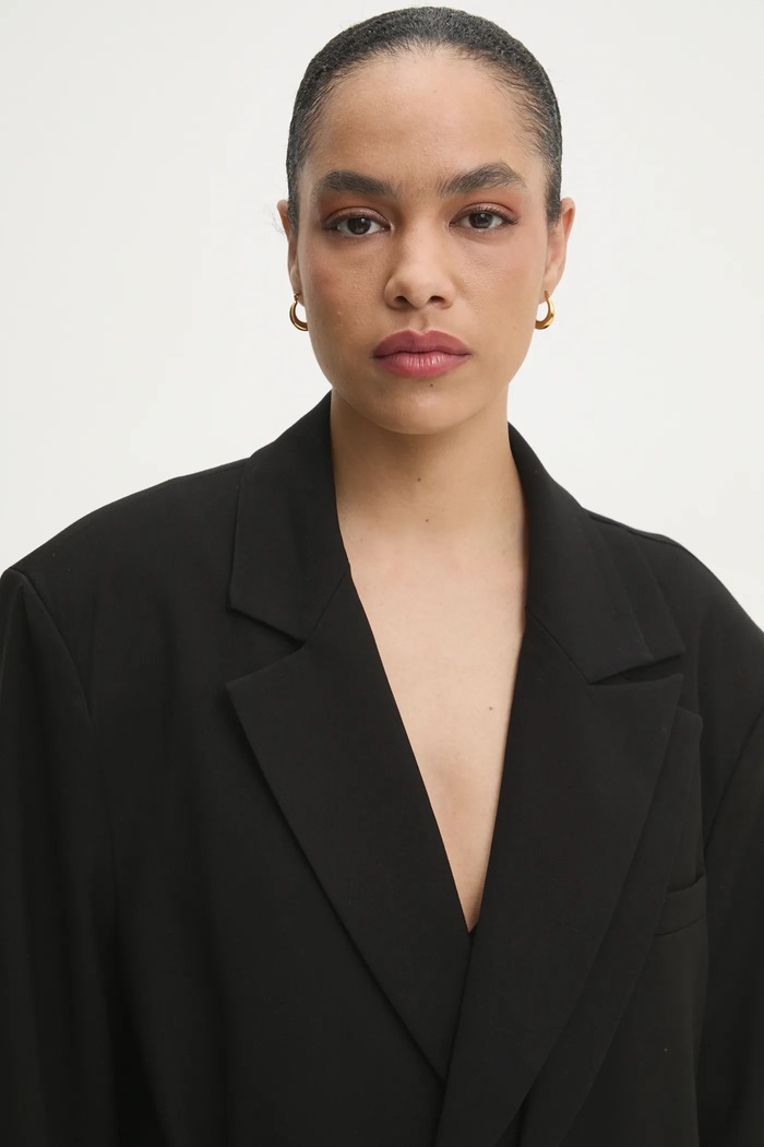 Answear Lab sacou negru V2561.fos