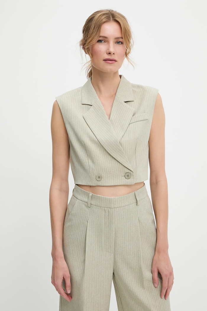 Îmbrăcăminte Answear Lab compleu - jachetă și pantaloni V331.P981.HWK turcoaz