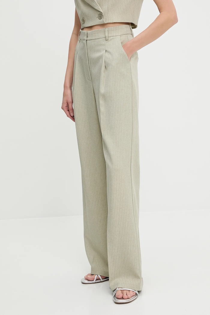 Answear Lab compleu - jachetă și pantaloni turcoaz V331.P981.HWK
