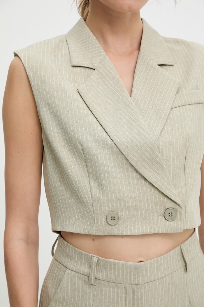 Answear Lab compleu - jachetă și pantaloni V331.P981.HWK turcoaz