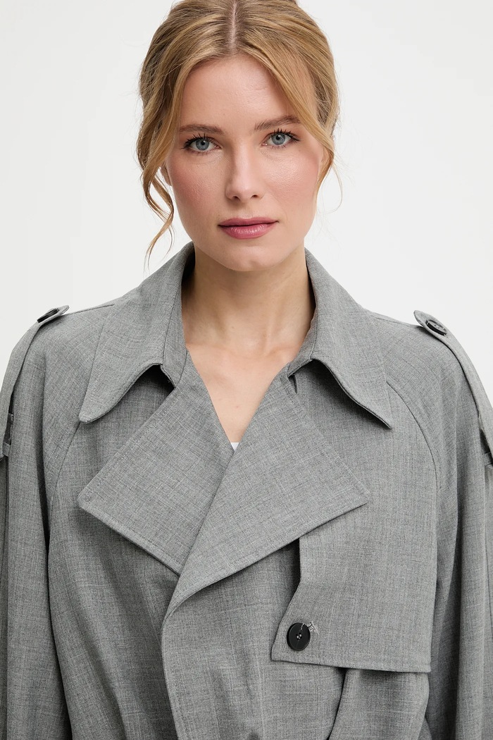 Answear.LAB kurtka B9839.ilk szary