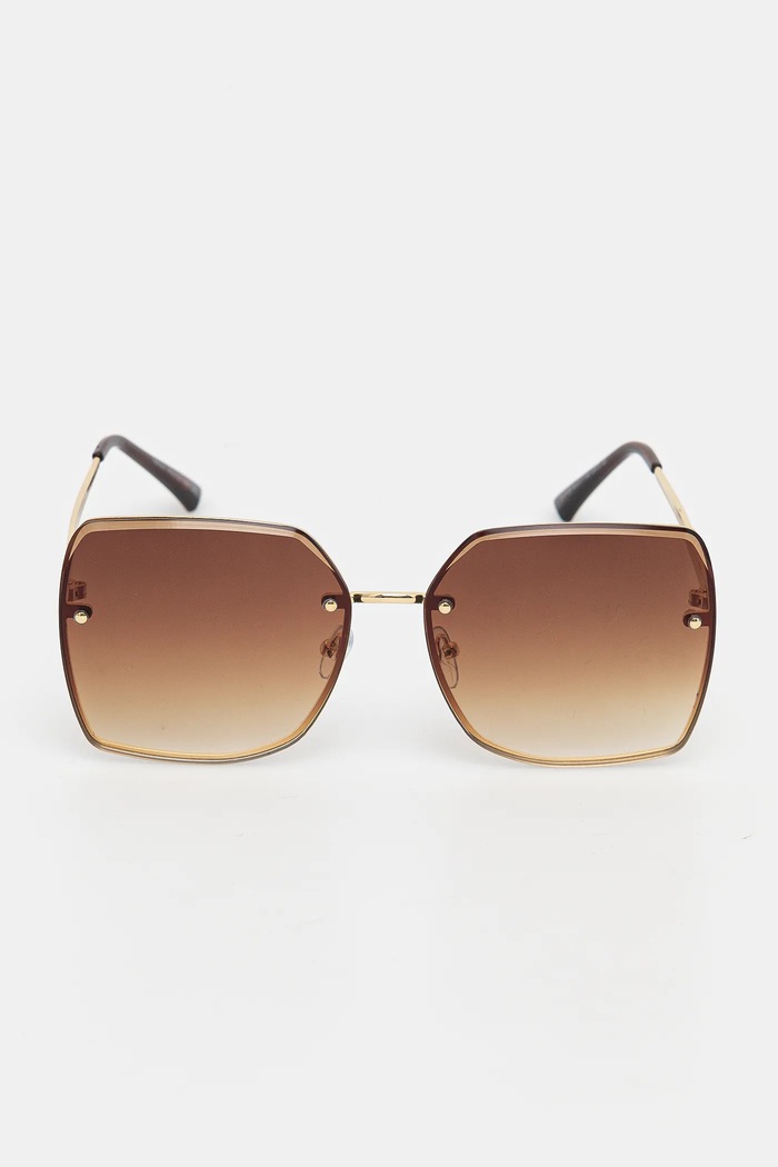Answear.LAB Okulary przeciwsłoneczne CV3128.fos brązowy WW25