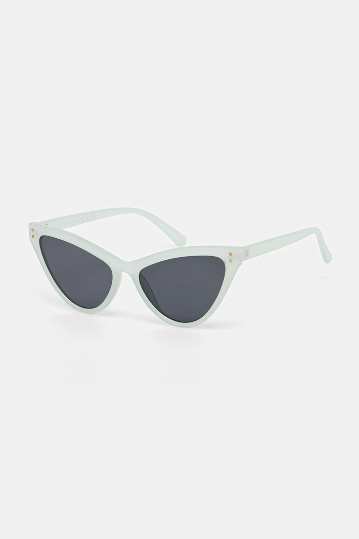 Answear.LAB okulary przeciwsłoneczne jednolita zielony 026617.flk