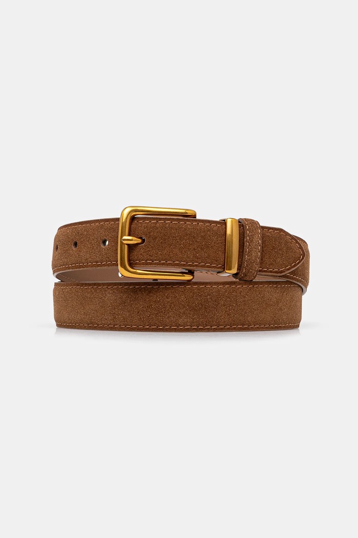 Answear.LAB Answear Lab curea din piele intoarsa maro 1153.CMS