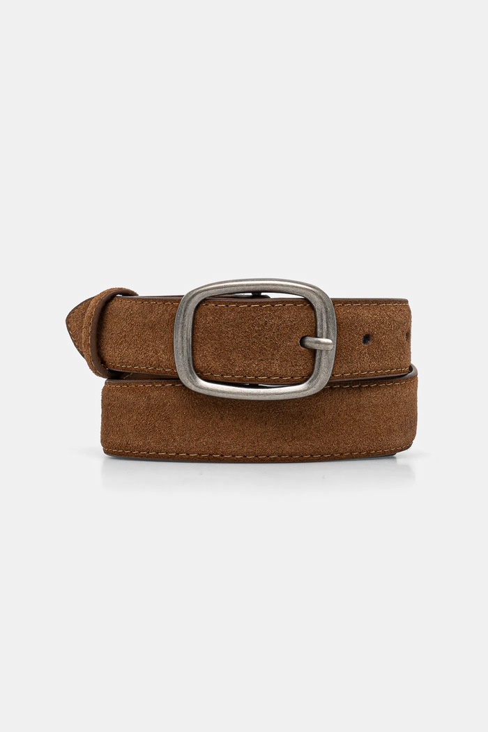 Answear.LAB Answear Lab curea din piele intoarsa maro 1248.CMS