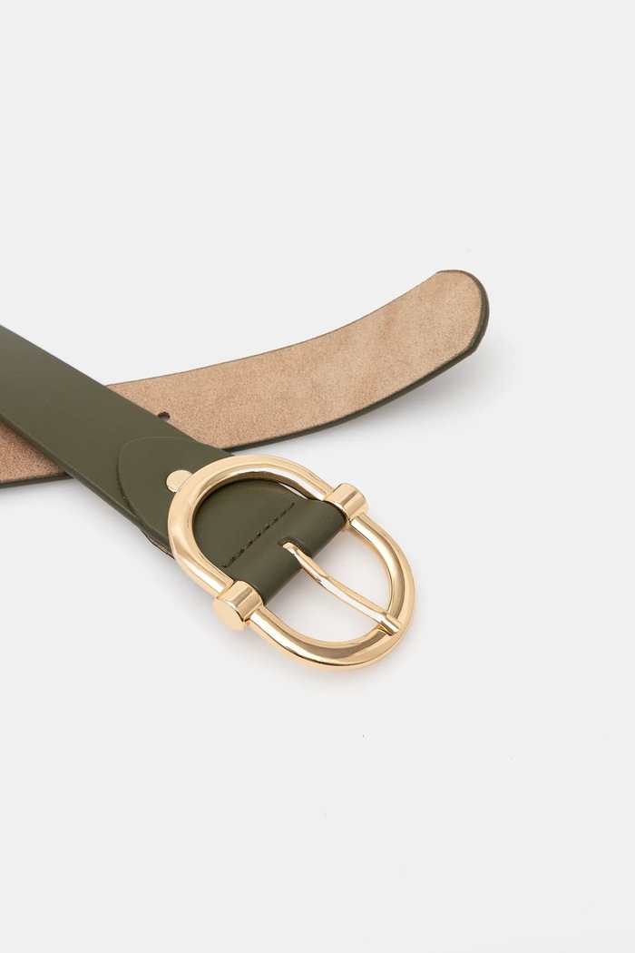 Answear.LAB Answear Lab curea de piele 2007.IKK verde WW25