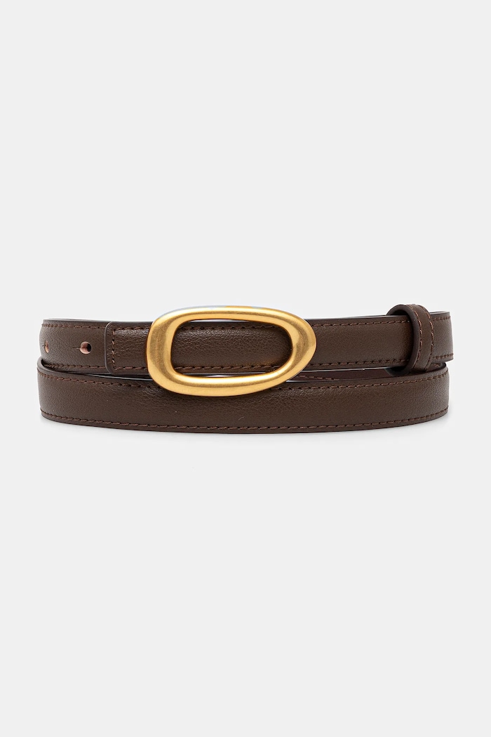 Answear Lab curea de piele maro 1387.cjk