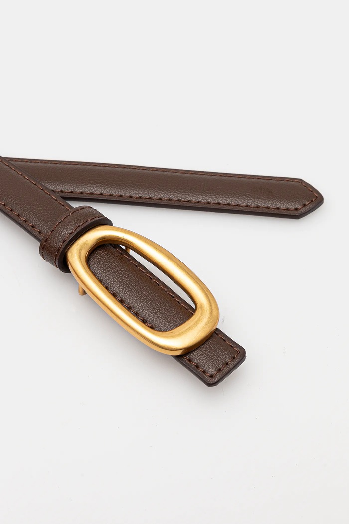 Answear Lab curea de piele 1387.cjk maro WW25