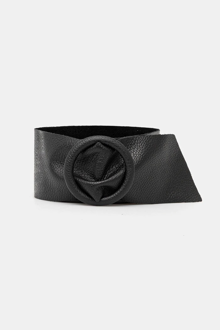 Answear Lab curea de piele negru F550.liso.hjk