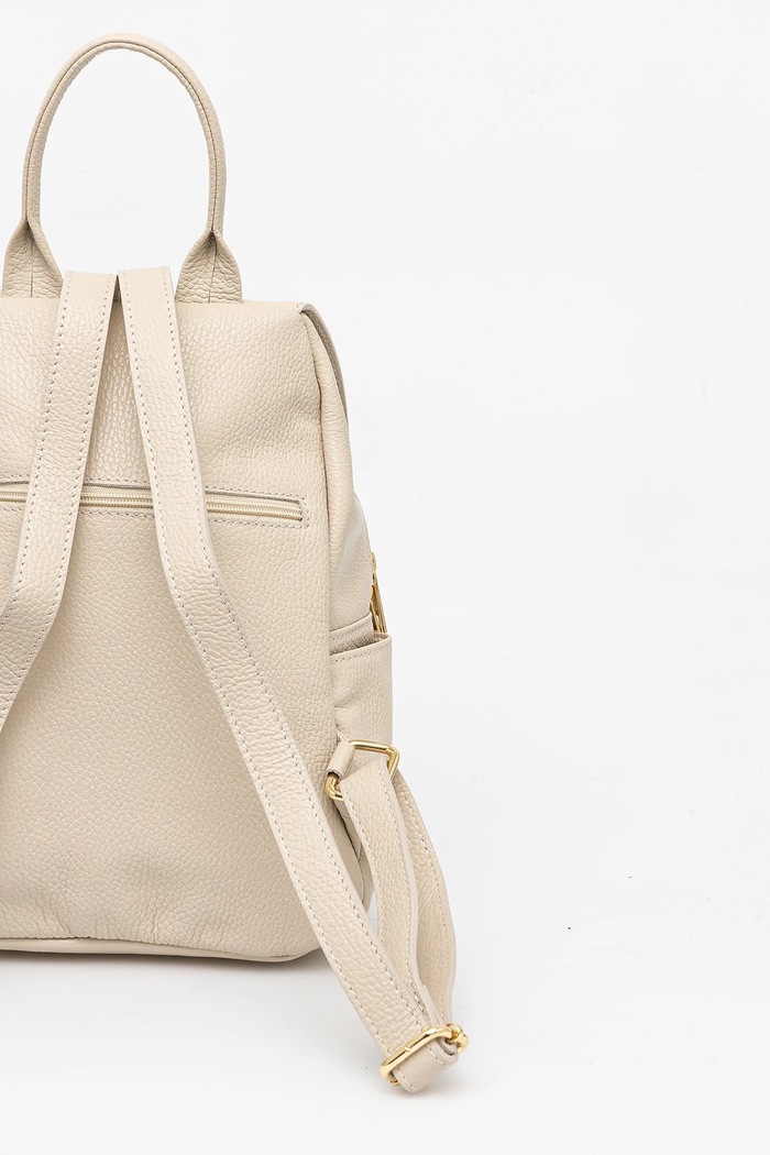Accesorii Answear.LAB Ghiozdan de piele p1. bej