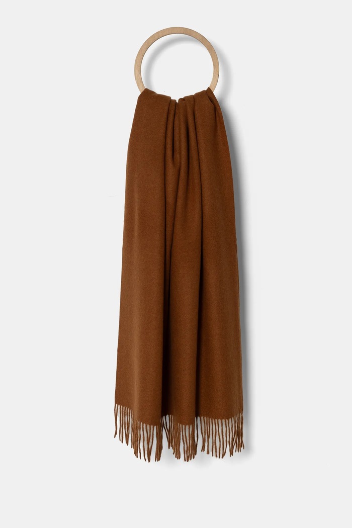 Answear Lab esarfa de lana panza maro pashmina1.flk