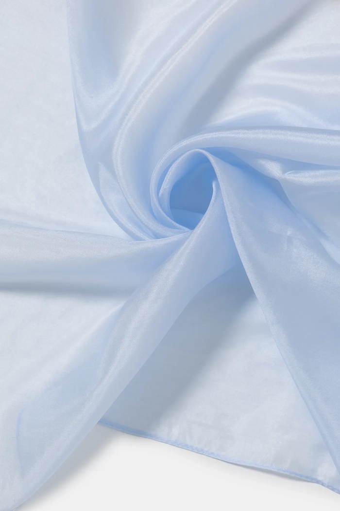 Hedvábná šála Answear.LAB UNI.SILK.flk modrá WW25