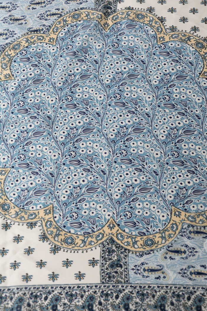 Answear Lab esarfa de matase 1288.CMS albastru WW25