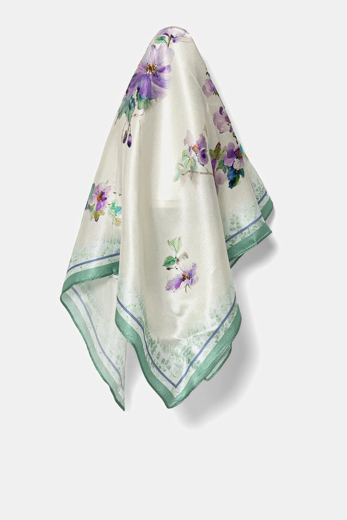 Answear Lab esarfa de matase matase violet 1363.cjk