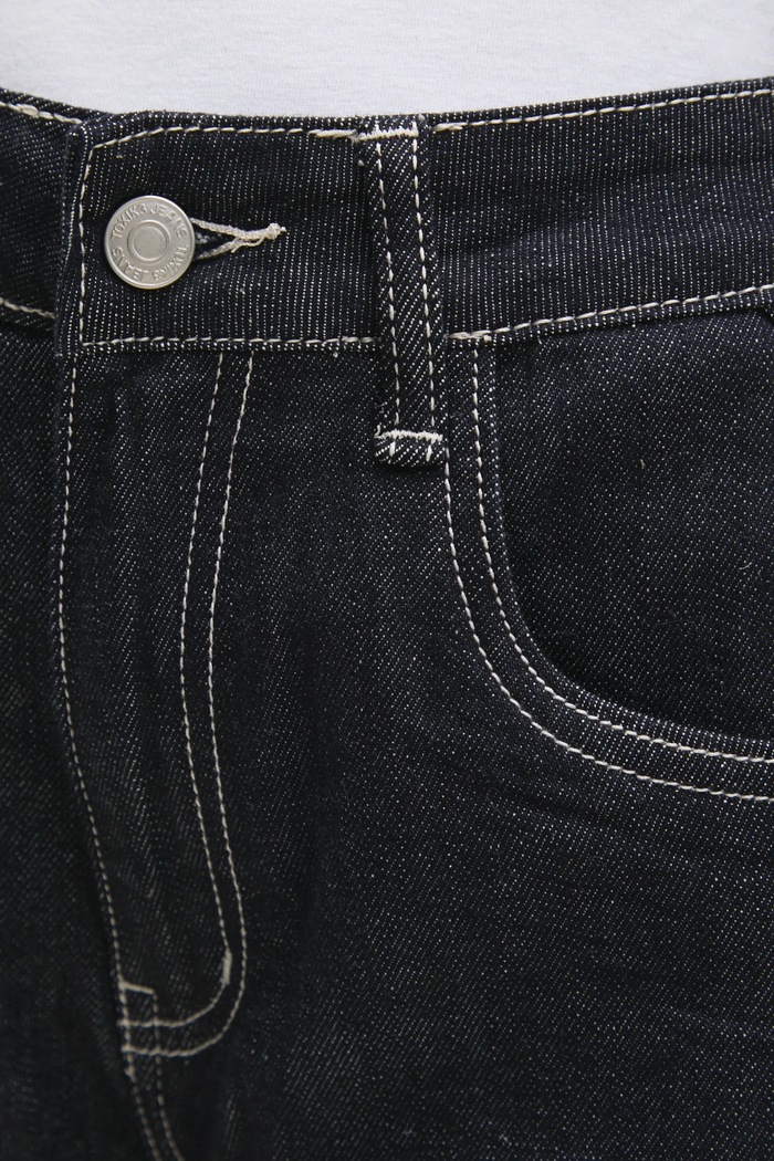Answear.LAB jeansy granatowy L21385.hos