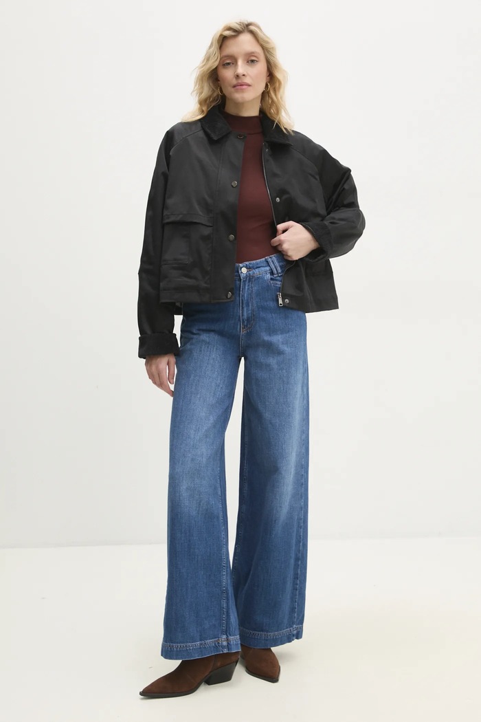 Answear.LAB jeansy 31286.TLK niebieski WW25
