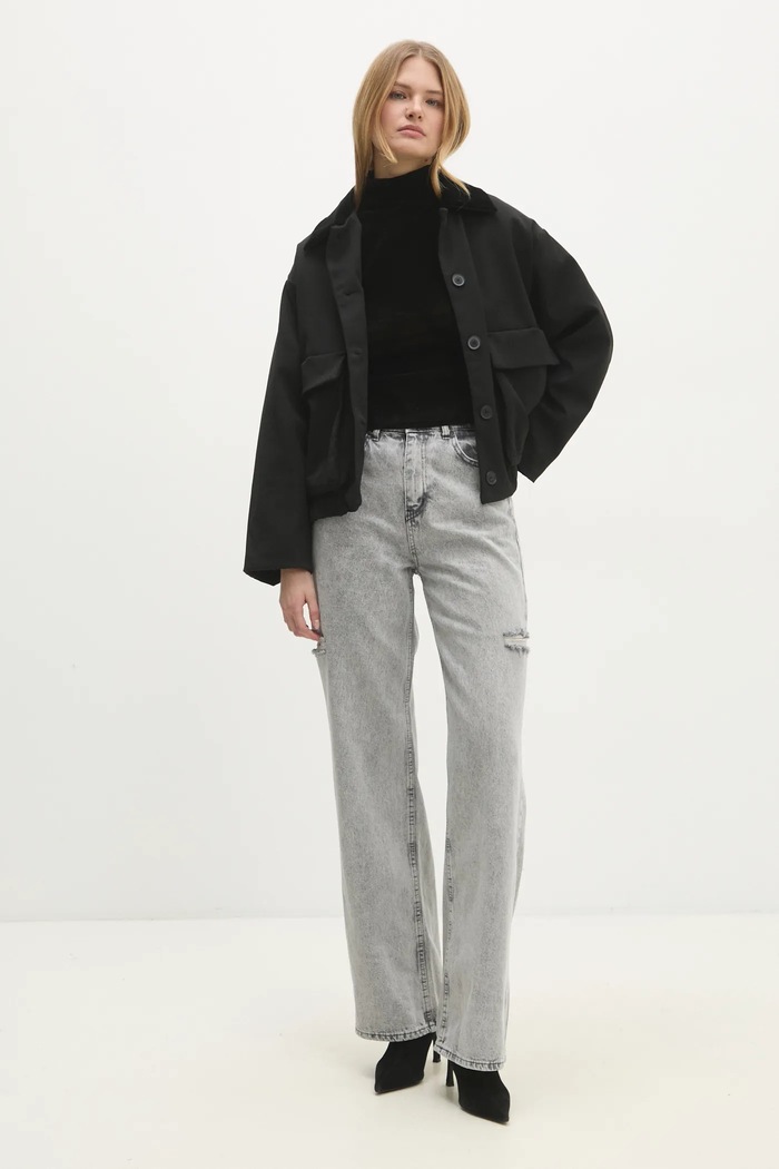 Дънки Answear.LAB 12493.tos сив WW25