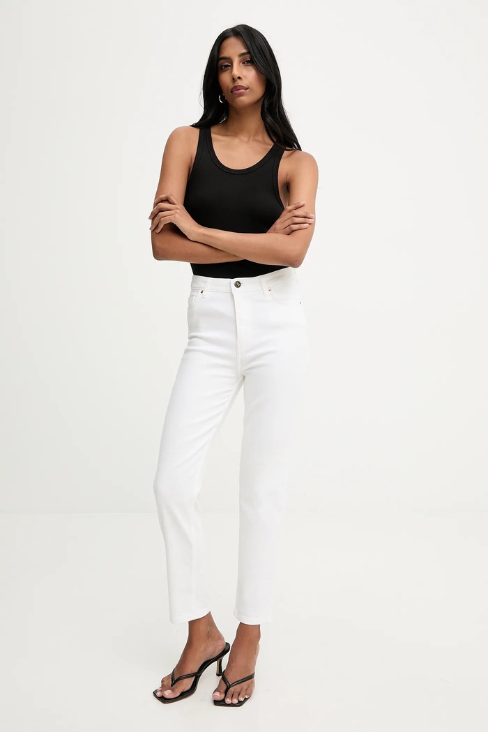 Answear.LAB jeansi 944408.tos alb WW25