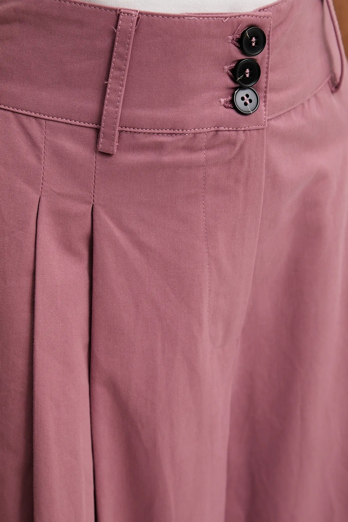 Answear Lab pantaloni de bumbac roz 5240.IKK