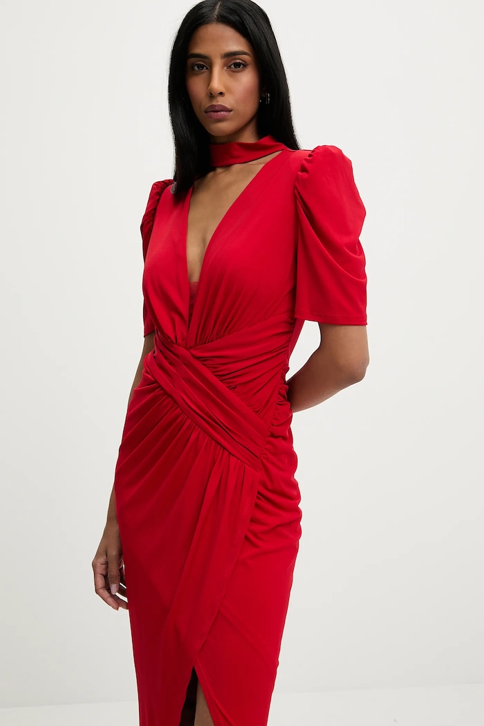 Answear Lab rochie Answear.LAB 25225.hos rosu