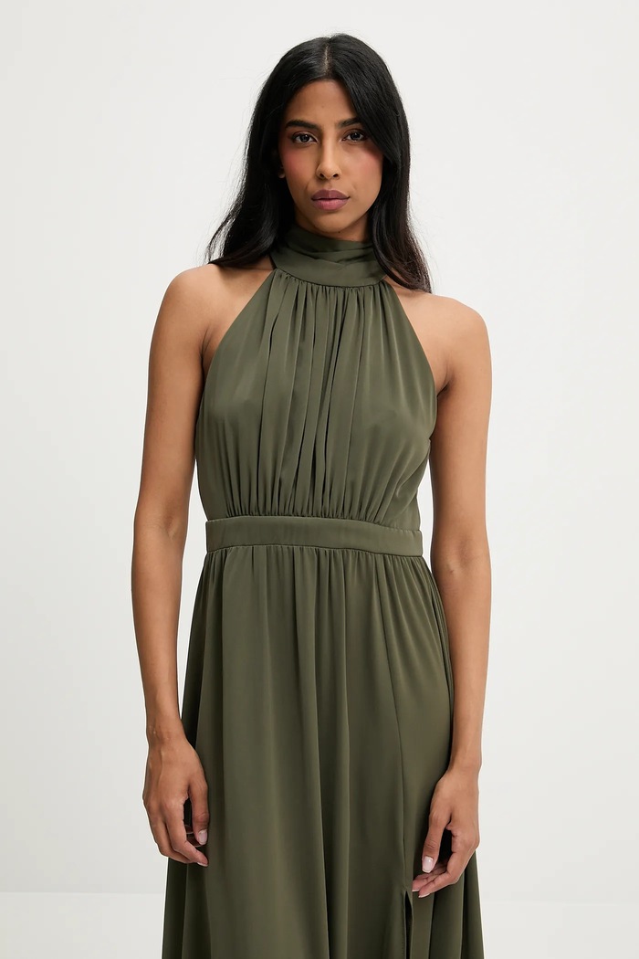 Answear Lab rochie verde sng.136.tos