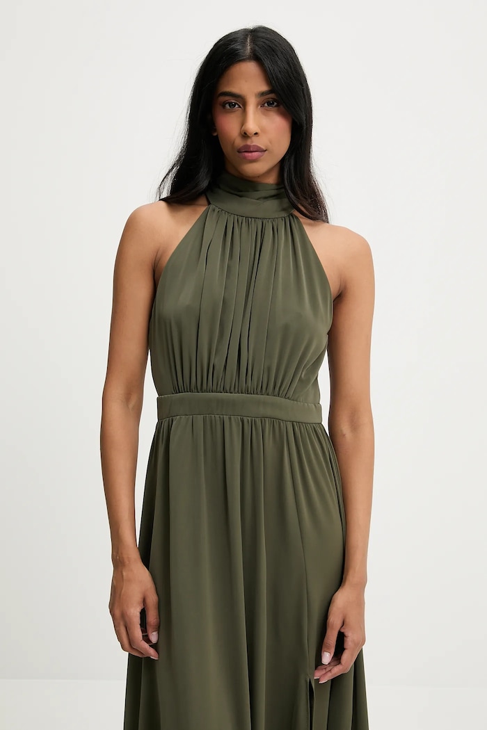 Answear Lab rochie verde sng.136.tos