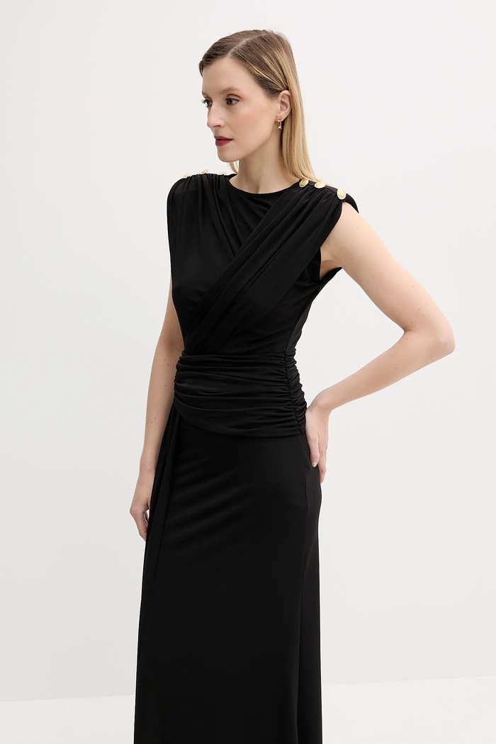 Answear Lab rochie sng.138.tos negru WW25