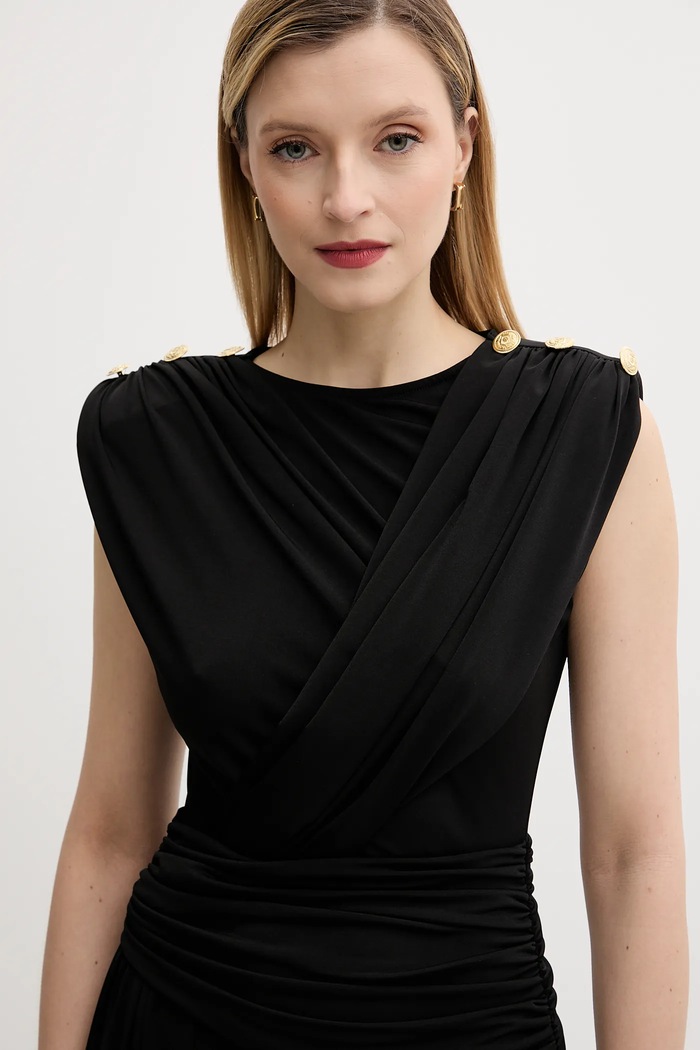 Answear Lab rochie negru sng.138.tos