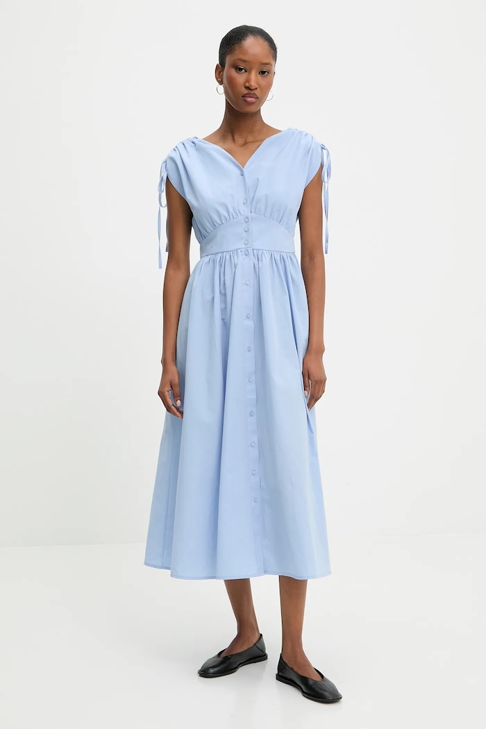 Answear Lab rochie fixat albastru 6486.tos