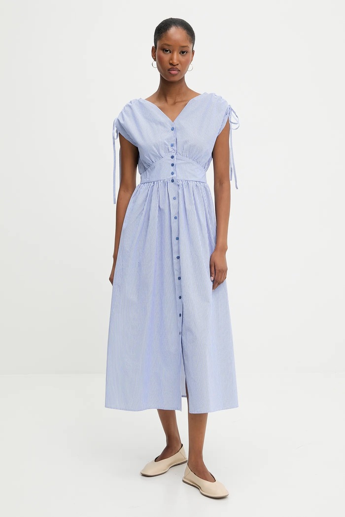 Answear Lab rochie fixat albastru 6486.tos