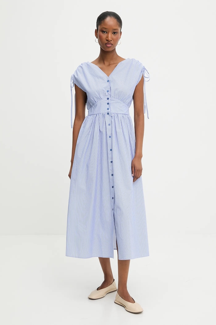 Answear Lab rochie fixat albastru 6486.tos