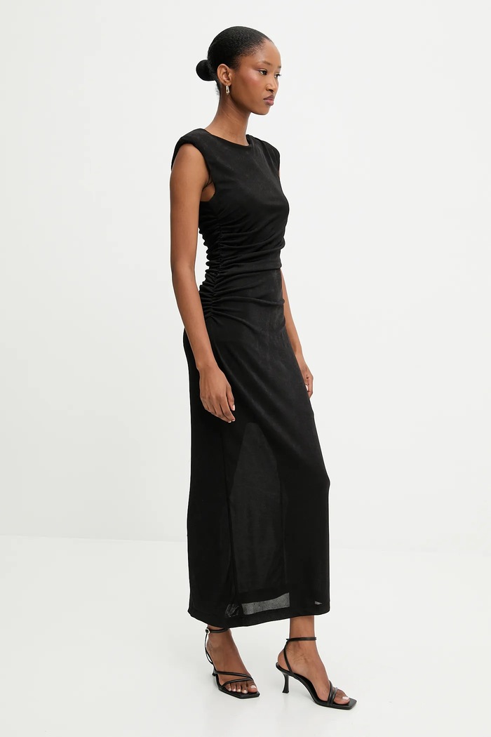 Answear.LAB sukienka maxi czarny 25015.tos