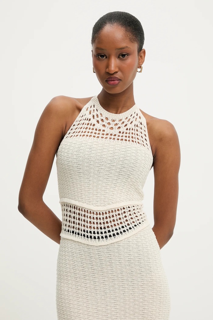 Answear Lab rochie bej TT3669Z.tos