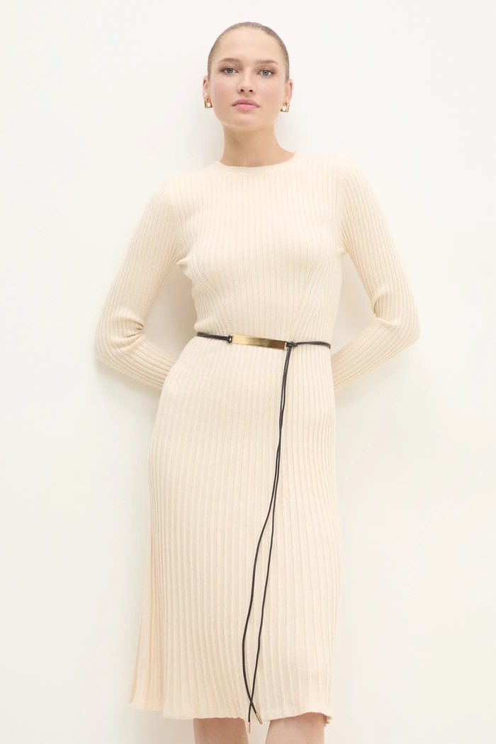 Answear Lab rochie 5149.HWK bej WW25