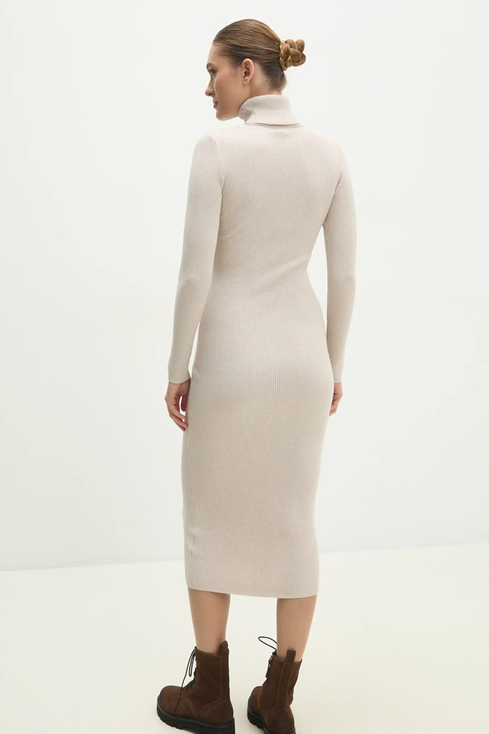 Îmbrăcăminte Answear Lab rochie C103B.hos bej
