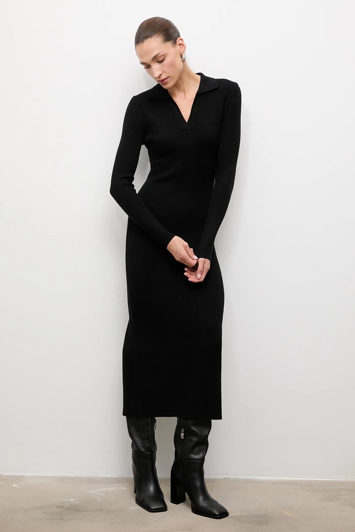 Answear.LAB Answear Lab rochie negru hl044.ims