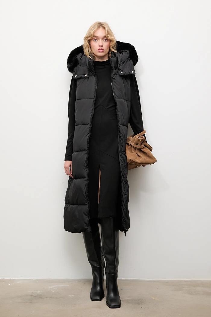 Answear Lab rochie b8073.ilk negru WW25