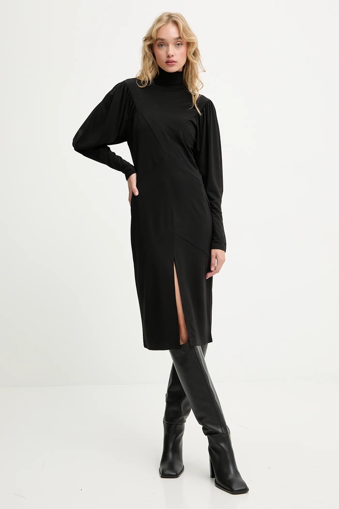 Answear Lab rochie negru b8073.ilk
