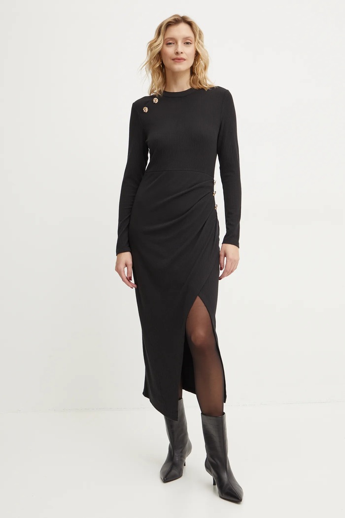 Answear Lab rochie 4565D.hms negru WW25