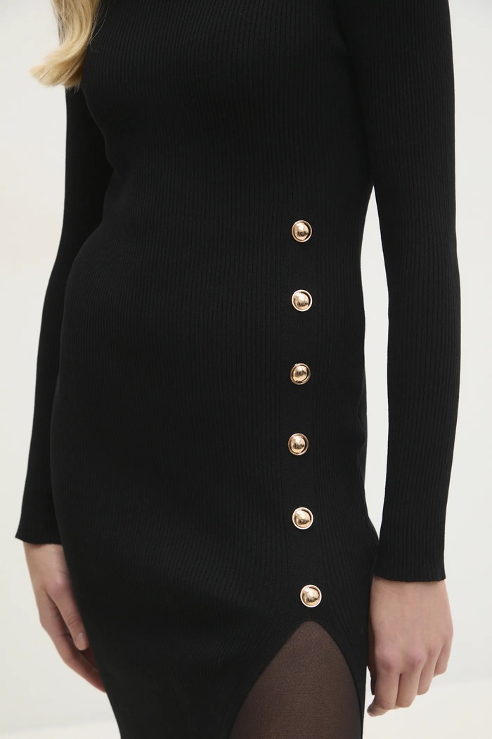 Answear Lab rochie Answear.LAB negru 8414615.hos