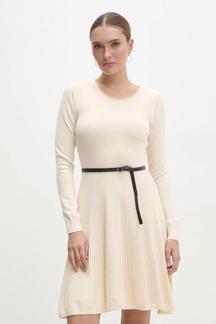 Answear.LAB Answear Lab rochie bej 5140.hms